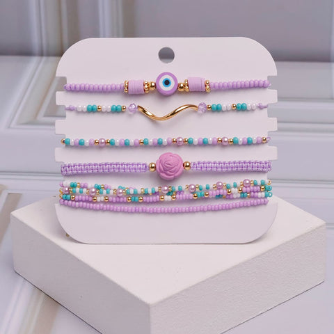 SET DE MANILLAS SETSM011 MORADO